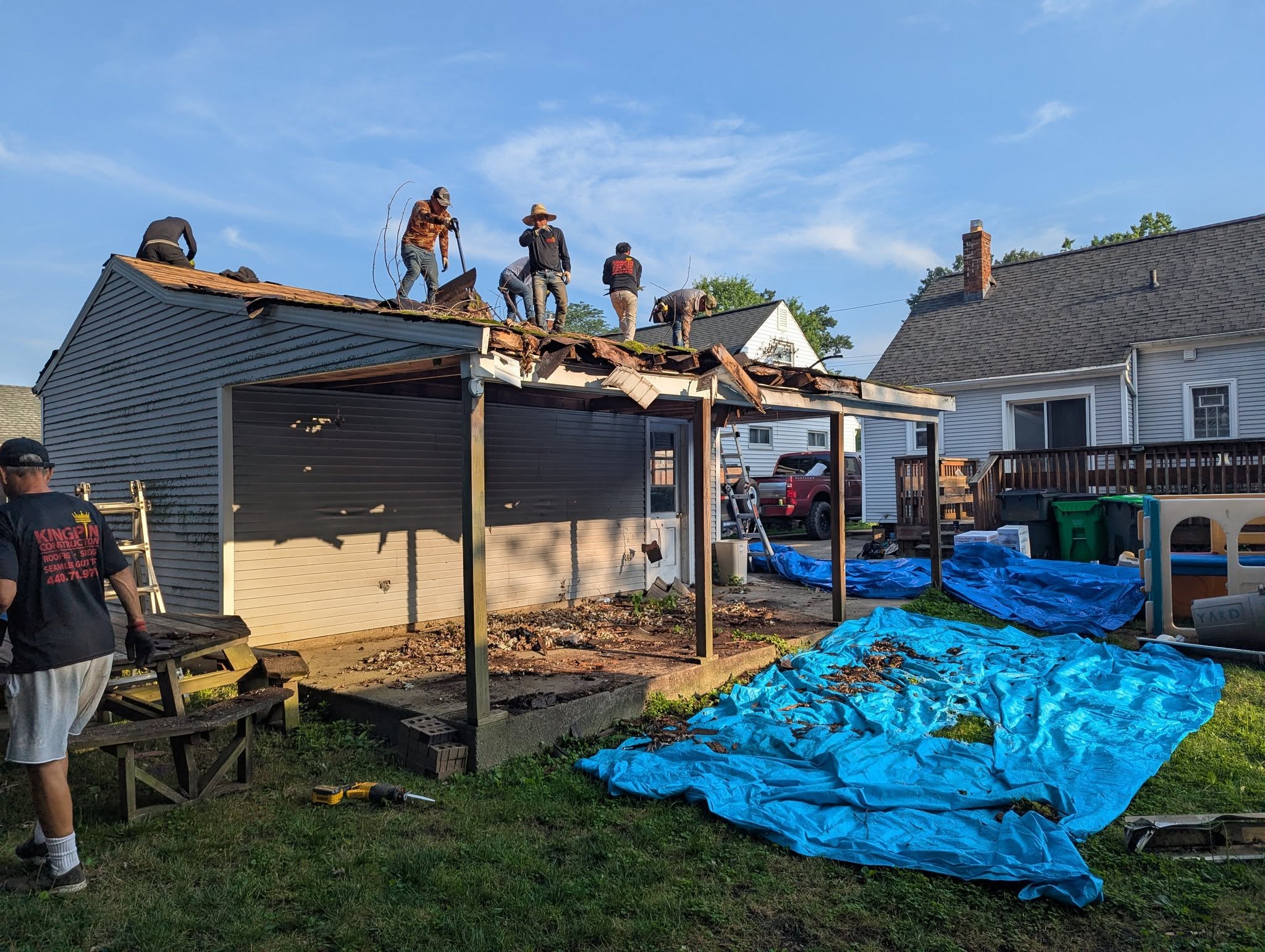 Completed Owens Corning roof replacement in Geneva, Ohio