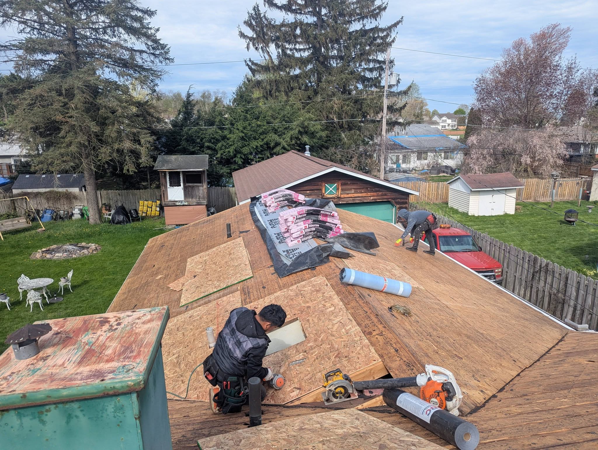 Completed Kingpin roof