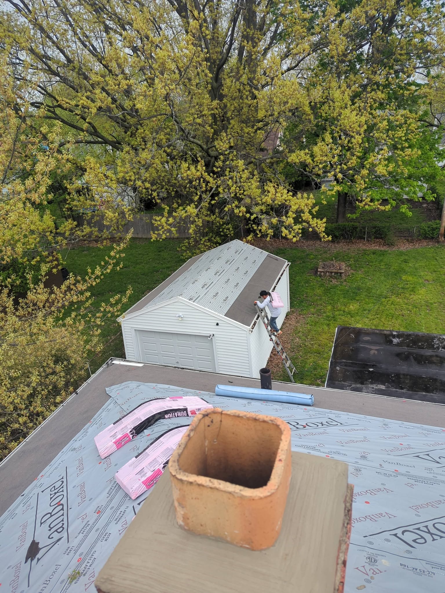 Completed Owens Corning roof replacement in Geneva, Ohio