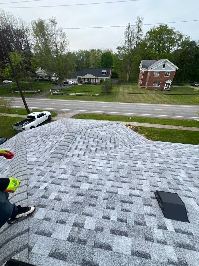 Completed Owens Corning roof replacement in Geneva, Ohio